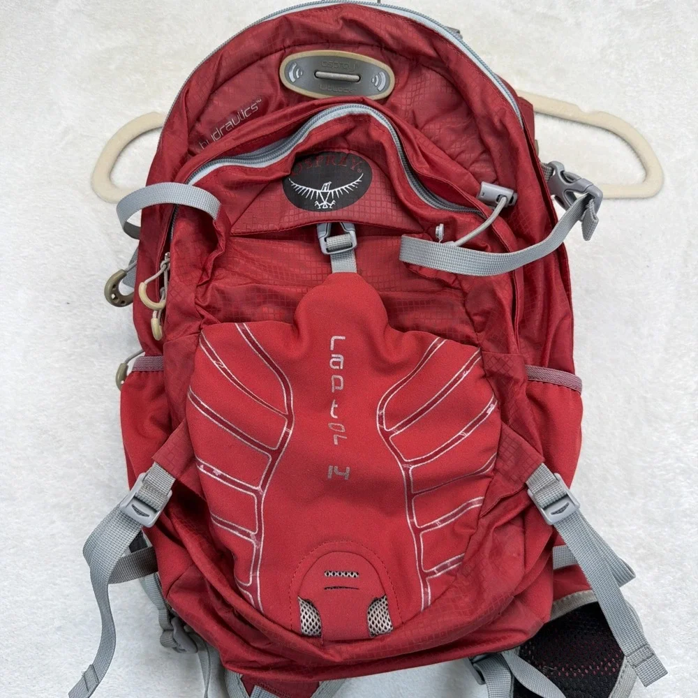 Osprey Raptor 14 Hydration Backpack Red MTB Cycling 14L Mountain Bike Pack
